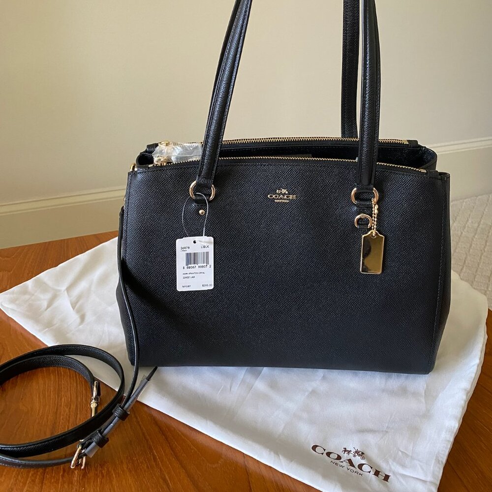 Coach Crossgrain Stanton Carryall / NTW in Black